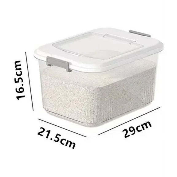 Plastic Kitchen Storage Container Large-capacity Rice Storage Box Insect-proof and Moisture-proof Suitable for Flour Grains
