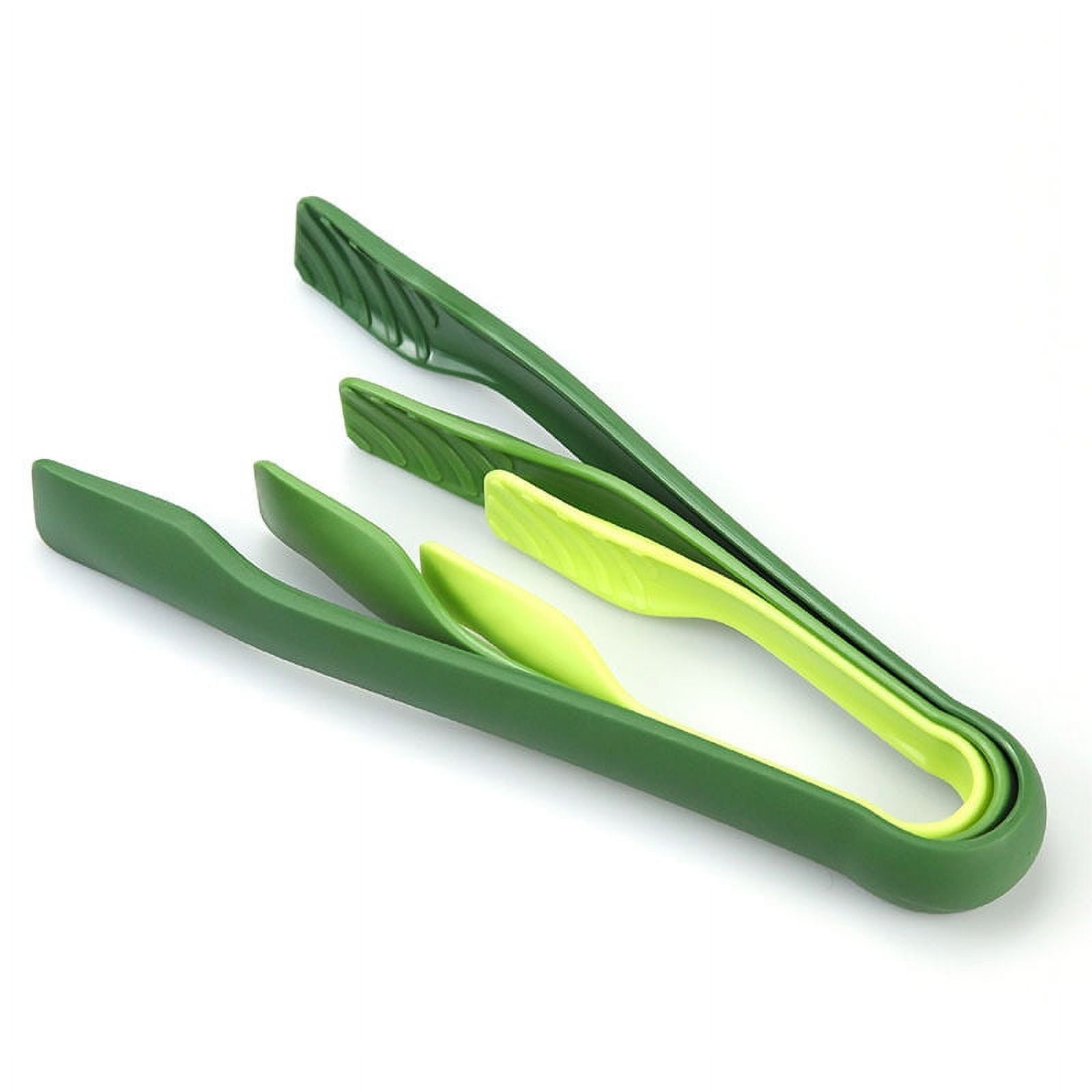 Plastic Kitchen Tongs Reusable Serving Tongs NonSlip Bread Clip Tongs