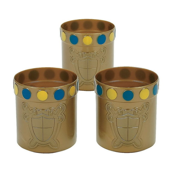 Plastic Knight'S Party Mugs (12 Pc) - Party Supplies - 12 Pieces