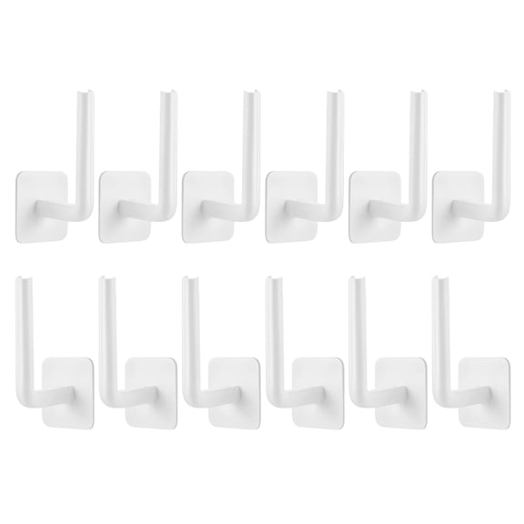 Plastic L Shape Hat Hangers Wall Mounted Cloth Hanger Hat Hook Baseball Caps Holders for Coat Hat Towels Clothes
