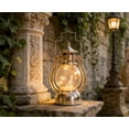 thumbnail image 1 of Plastic LED Flameless Wind Lamp, Compact Hexagonal Small Wind Lamp With Warm Light, Portable Christmas Party Decoration and Night Light That Creates Cozy Atmosphere Without Fire , Clear, 1pcs, 1 of 12
