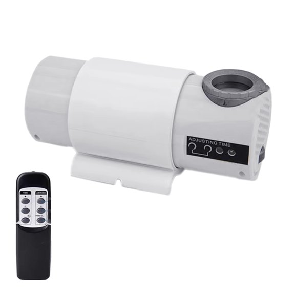 Plastic LED Projection Alarm Clock with Remote Control Function Adjustable Brightness 180 Degree Rotating Arabic Dials