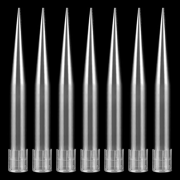 Plastic Lab Pipette Tips Liquid Pipette Nozzle Tip Accessories for Lab Supplies White 150x18mm Inner Diameter: 15.5mm