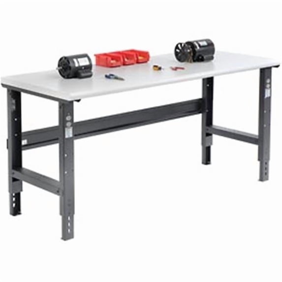 Plastic Laminate Safety Edge Workbench - Black - 72 x 36 in.