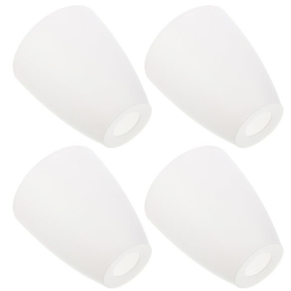 NIAIZEK 6pcs White Plastic Ceiling Light Cover Simple Decorative Style Dust Protection