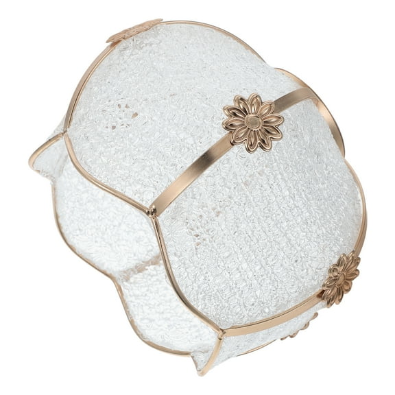 Plastic Lampshade Room Light Shade with Iron Frame for Floor Lamps Pendant Lamps for Living Room Bedroom Dining Room Decor