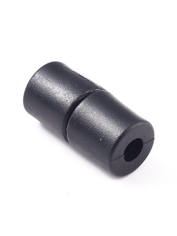 Plastic Lanyard Safety Breakaway Pop Barrel Connectors for Necklace Ribbon Lanyards Black 20x11mm Hole: 4.5mm