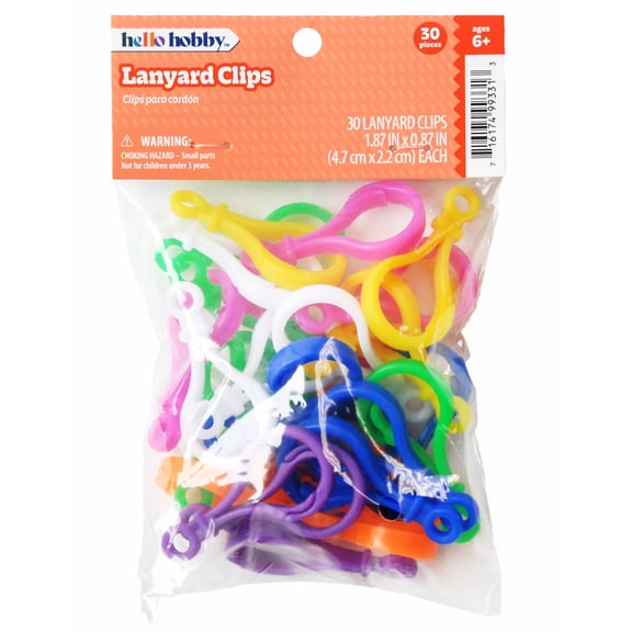 Hello Hobby Plastic Lanyards 30 Pack