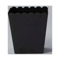 thumbnail image 1 of Plastic Large Scalloped Container, 6-Inch, Black, 1 of 1