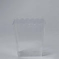 thumbnail image 1 of Plastic Large Scalloped Container, 6-Inch, Clear, 1 of 1