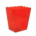 thumbnail image 1 of Plastic Large Scalloped Container, 6-Inch, Red, 1 of 1