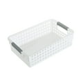 thumbnail image 1 of Plastic Laundry Basket with Handles - Organize Dirty Clothes for Family Use, 1 of 7