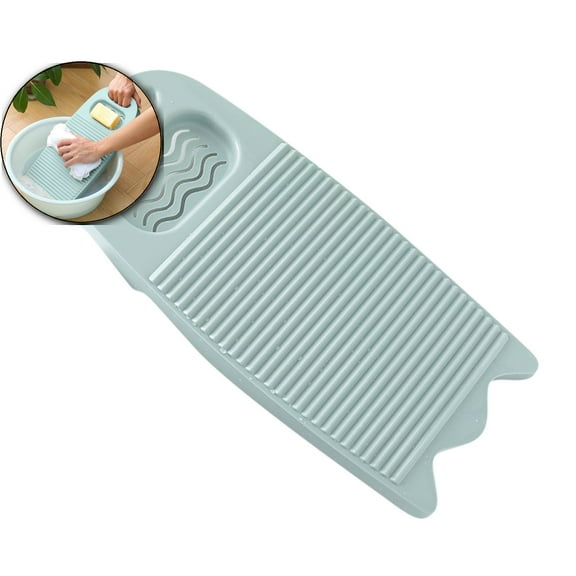 Plastic Laundry Board, Manual Wash Clothes Pad, Washing Tool for Household Hand Washing Clothes