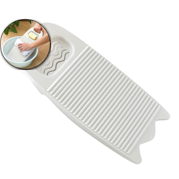 Plastic Laundry Board, Manual Wash Clothes Pad, Washing Tool for Household Hand Washing Clothes