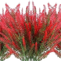 Plastic Lavender Potted Plant for Home Decor, Faux Lavender Flowers Low Maintenance Indoor Outdoor Decoration with Realistic Look,A