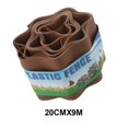 thumbnail image 1 of Plastic Lawn Edge Border Garden Fence 9M Roll Flexible Landscape Edging Path Divider for Flower Beds Sidewalks Brown, 1 of 4