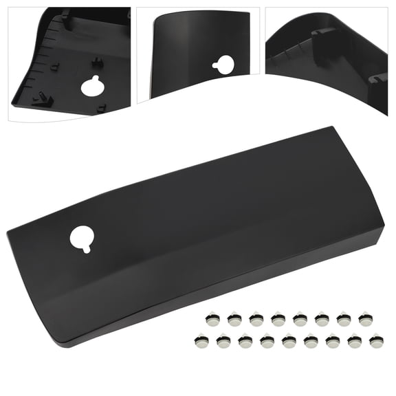 Plastic Left Rear Door Lower Molding Driver Side Rear Door Lower Molding for 2015-2019 Ford Transit