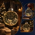 thumbnail image 1 of Plastic Light Up Christmas Ball Ornament, Warm Glow Holiday Bauble, 3.15 x 3.15 x 3.15 Inch, for Christmas Tree Window Mantel Decor, 1 of 9