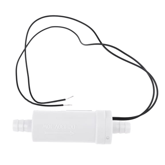 Plastic Liquid Water Flow Sensor Two Wires Magnetic Switch 10W OD10mm Range 1.5-10L/min for DC 110V White for Water Heat