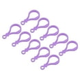 thumbnail image 1 of Plastic Lobster Clasps, Claw Snap Hooks for Keychains DIY Purple, 48Pack, 1 of 6