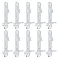 thumbnail image 1 of Plastic Locking Shelf Pins, 50 Pack Clear Shelf Pegs Fit 6mm Hole 3/4"(20mm) Thick Shelf, 1 of 5
