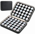 thumbnail image 1 of Plastic Loose Diamond Round Boxes Organizer Bags for Nail Art Small Items Loose Gems Storage with PU Leather Box White 20.5x25.7x6.8cm 60pcs/set, 1 of 9