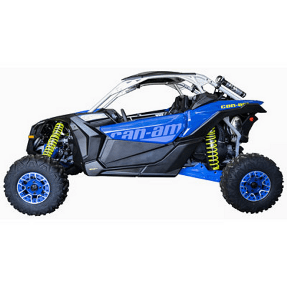 Plastic Lower Door Inserts Black Compatible With Can-Am Maverick X3 Turbo R 2017-2019