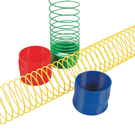 Fun Express - Plastic Magic Springs - Toys - Value Toys - Magic Springs - 12 Pieces