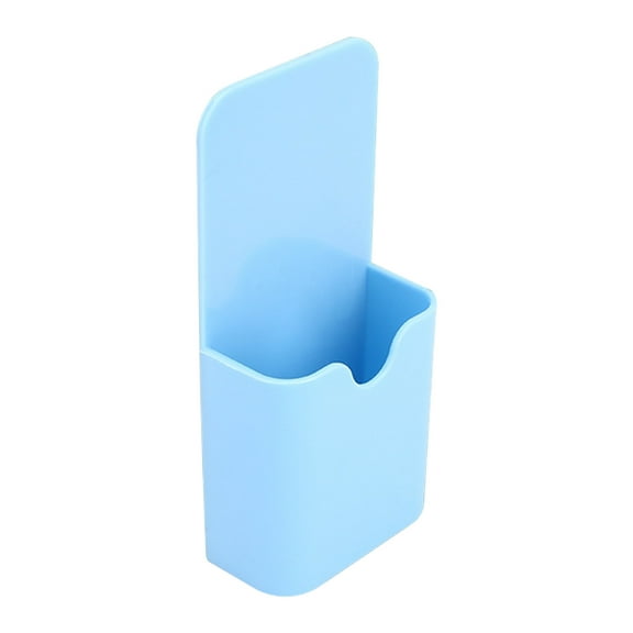 Plastic Magnetic Pencil Case Organizer, Large Capacity Multi-Functional Storage Box for Pens and Chalk, Soft Magnet Back for Desk Attachment