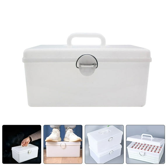 Plastic Mahjong Organizing Box Mahjong Storage Box Handle Mahjong Holder
