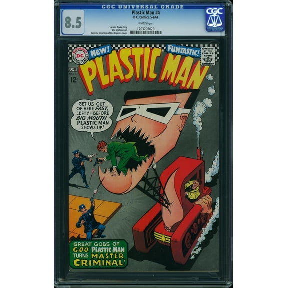 Plastic Man #4 - CGC 8.5 Comic Book