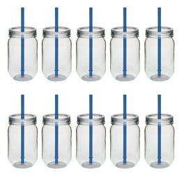 Jarming Collections 16 oz Mason Jars with Lids (BPA Free) Pint Mason Jars  with Plastic Lids 16 oz – Perfect for Overnight Oats Storing Liquids,  Sauces