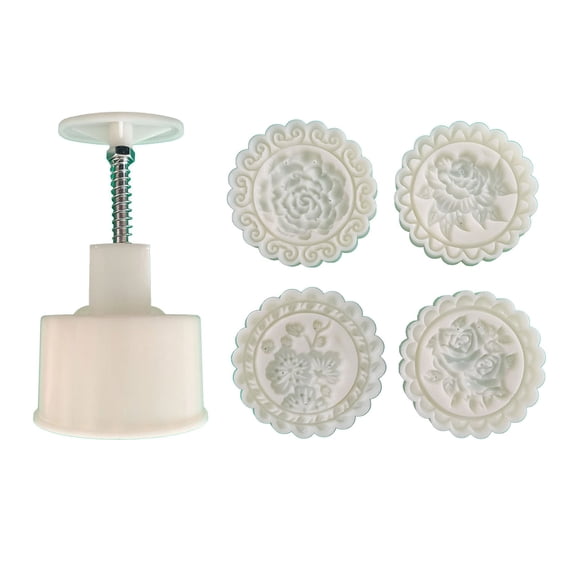 Plastic Material Dessert Mold Flower Shaped Stamps Dessert Moulds for DIY