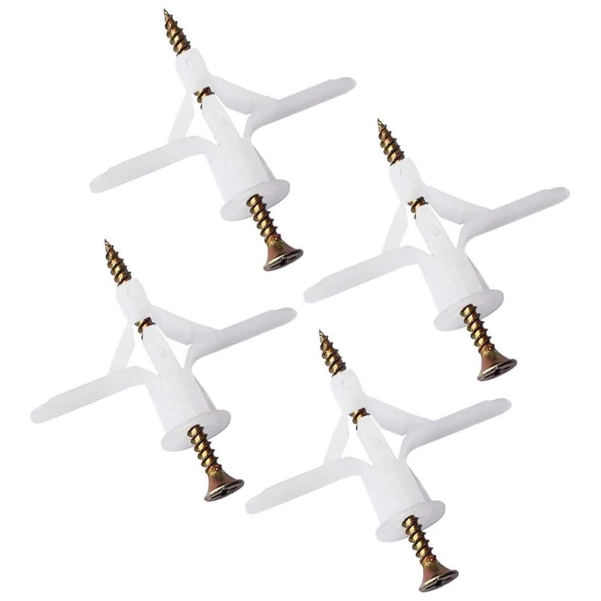 Plastic Material Hollow Wall Anchors, Self-Drilling Drywall Anchor Kit ...