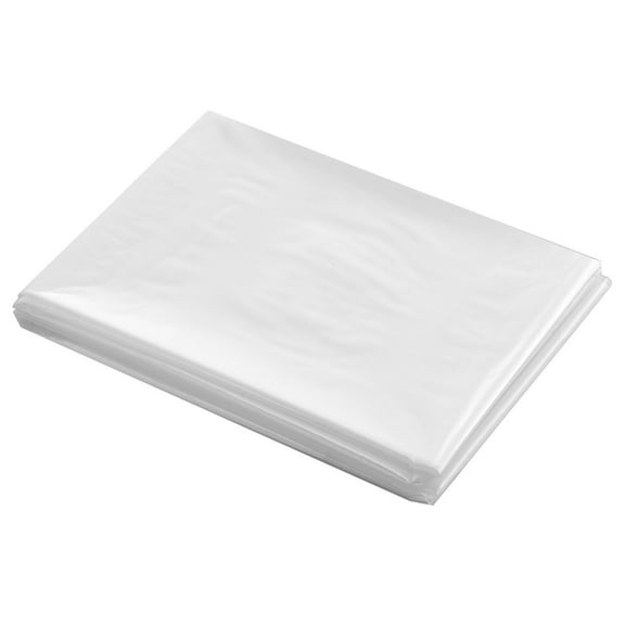 Plastic Mattress Bag 2 Pack Queen Size 2 Mil Thick LDPE Bed Covers for Moving and Storage, Tear-Resistant Protective Plastic Mattress Protector with Wide Opening, Edge Protection, Dustproof Design