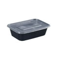 thumbnail image 1 of Plastic Meal Prep Containers Food Storage Boxes Microwave Dishwasher Safe Reusable Lunch Boxes With Lids Rectangular Takeout Containers Clear, 1 of 8