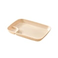 thumbnail image 1 of Plastic Meal Tray, Lightweight Sturdy No Slip Food Trays for Cafeterias, Dining Halls, Bakeries, 9.8x7.3 In, 1 of 6