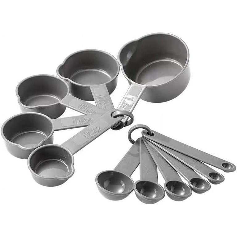 Measuring Cups with Complete Spoons Set  Measuring cups, Spoon set, Baking  measuring cups