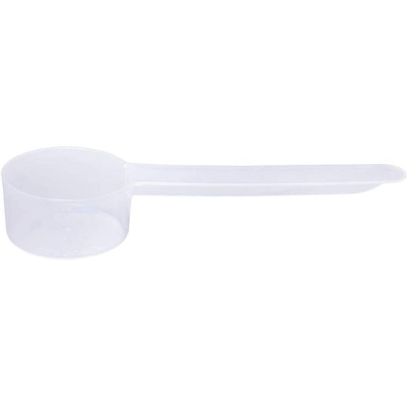 Plastic Measuring Scoop, 1 Tablespoon (14.8 cc | 1/2 oz. | 14.8 mL) Long Handle Spoons for Powders, Granules, Coffee, Pet Food, Baking Supplies, Protein and Other Dry Goods, BPA Free (Set of 1)