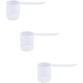 thumbnail image 1 of Plastic Measuring Scoop, (80 cc | 1/3 Cup | 2.7 fl oz. | 80 mL) Long Handle Spoons for Powders, Granules, Coffee, Pet Food, Baking Supplies, Protein and Other Dry Goods, BPA Free (Set of 1), 1 of 5