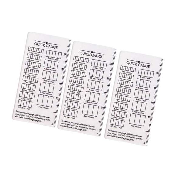 Plastic Measuring Tool For Effortlessly Stitching In Crochet And Crafting