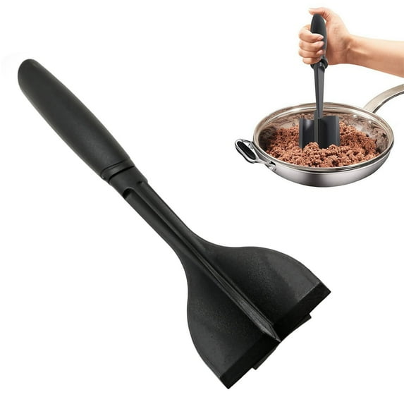 Plastic Meat Chopper Grinder Masher, Qiopertar Under $5 Meat Chopper Cooking Scraper Grinder Masher Meat Chopper Kitchen Tool