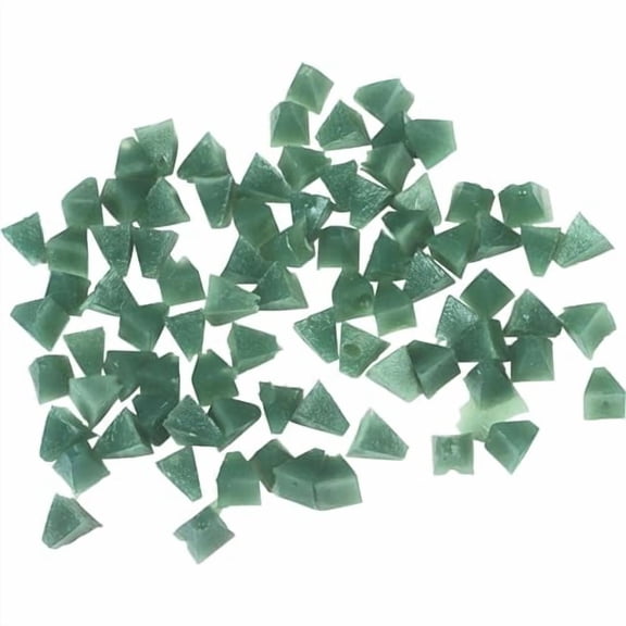 Plastic Media,Pyramid, Green,1/4"$$Art & Craft