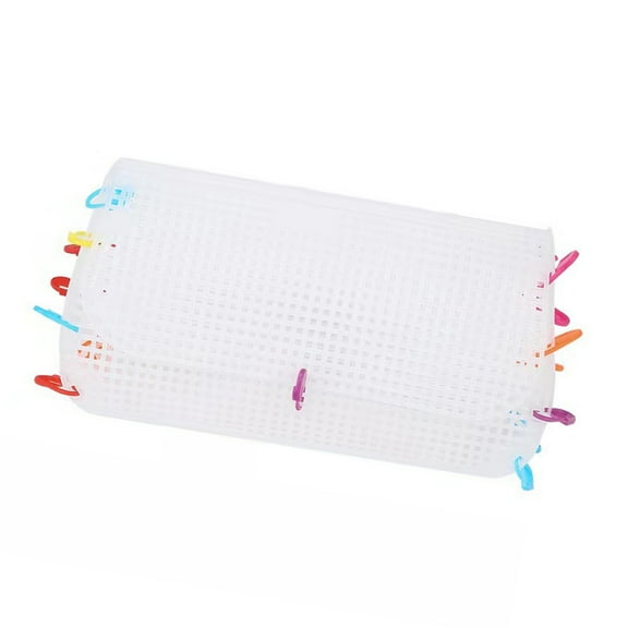 Plastic Mesh Canvas Sheets Clear Plastic Mesh Sheet for Crochet Purse Making Embroidery Needlepoint Canvas Crafting