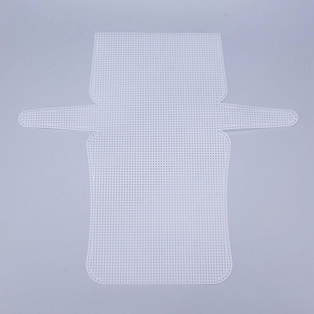 Plastic Mesh Canvas Sheets for Embroidery Acrylic Yarn Crafting Knit and Crochet Projects White 41.8x45.8x0.15cm Hole: 2x2mm