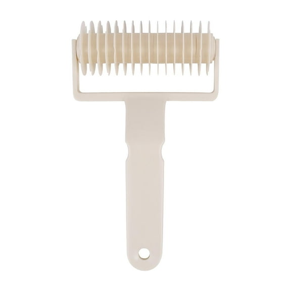 Plastic Mesh Dough Roller Knife for Pizza Pastry Lattice Crust Creative Baking Tool with Ergonomic Handle 1-Piece Set