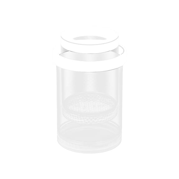 Plastic Mesh Floating Fish Breeding Box White Aquarium Isolation Hatchery for Small Species and Fry Protective Habitat Cage