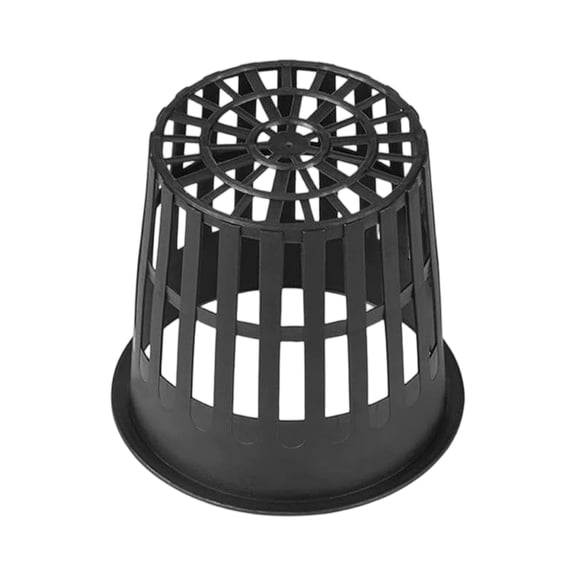 Plastic Mesh Net Pot Basket for Hydroponic Aquaponic Systems Heavy Duty Slotted Container for Plant Root Growth