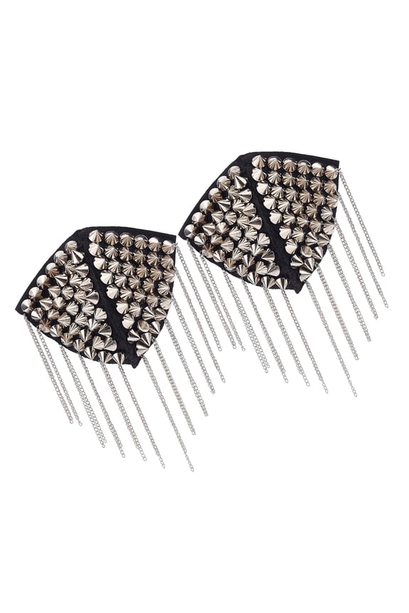 Plastic Metal Felt Shoulder Epaulettes For Garment Upcycling And Craft