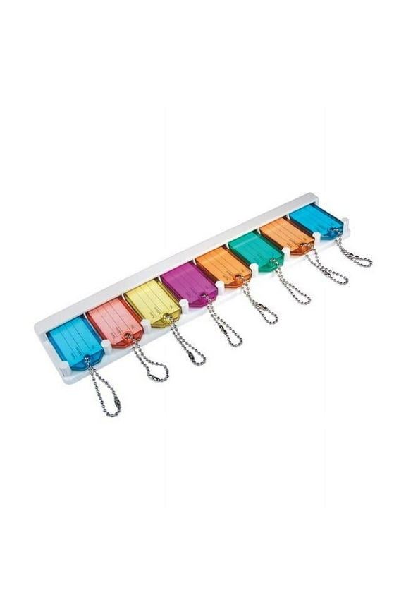 Plastic, Metal Key Bands & Caps Key Holder, Assorted - Pack of 5